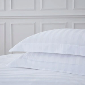 Pillow Case With Sham (3CM Stripe)